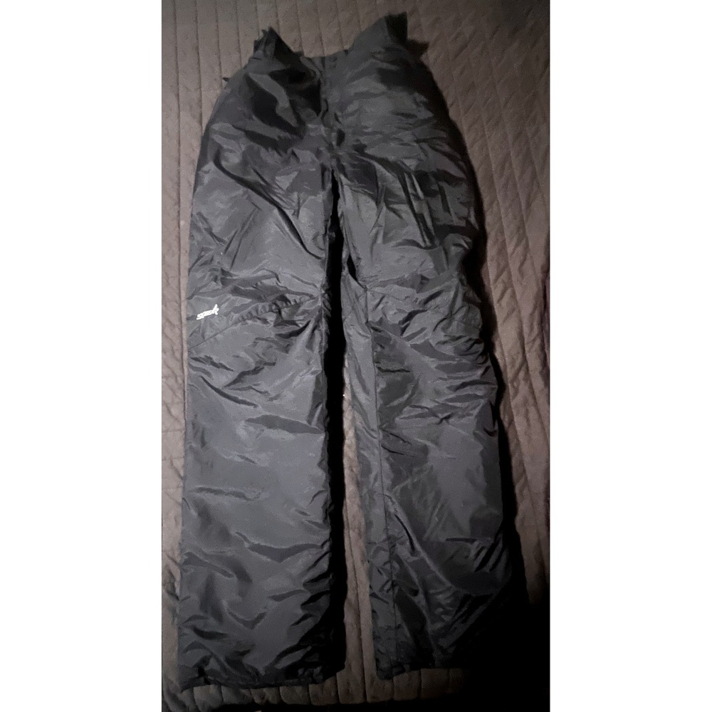 Ski Gear‎ Mens Black Waterproof Insulated Snow Pants Size L 27-1900-00